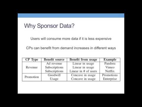 Sponsored Data