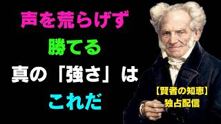 失礼な人を、怒らずに黙らせる方法｜人間関係の名言｜哲学の名言｜シニアの会話術｜人間関係 | ショーペンハウアー