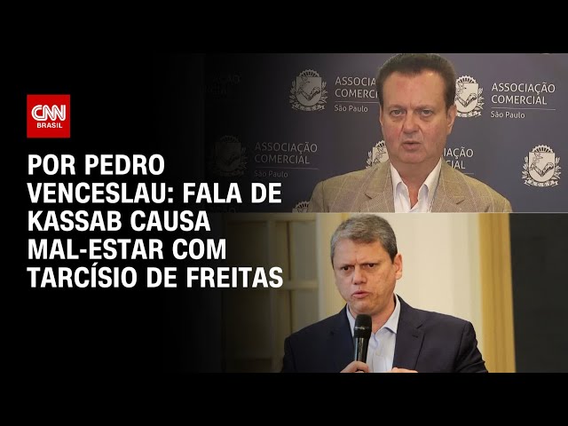 Análise: Fala de Kassab causa mal-estar com Tarcísio de Freitas | HORA H