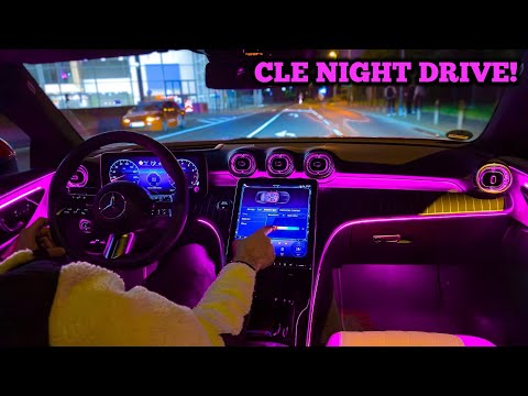 2024 Mercedes CLE Coupé Night Drive NEW REVIEW!