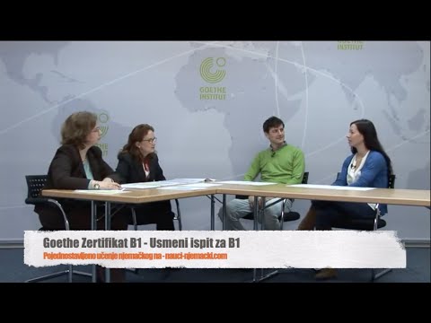 Goethe Zertifikat B1 - Usmeni ispit iz njemačkog za B1 (nauci-njemacki.com)
