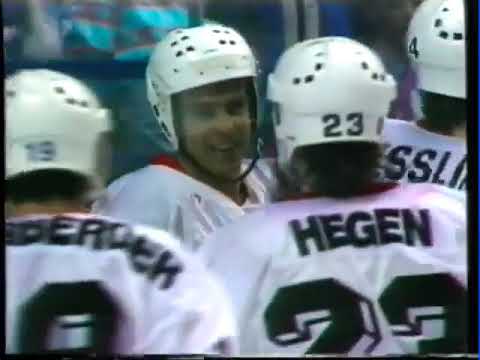 Icehockey Olympics 1988 Germany vs Norway  CALGARY