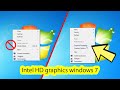 Windows 7 Graphic Properties Not Showing On Right Click