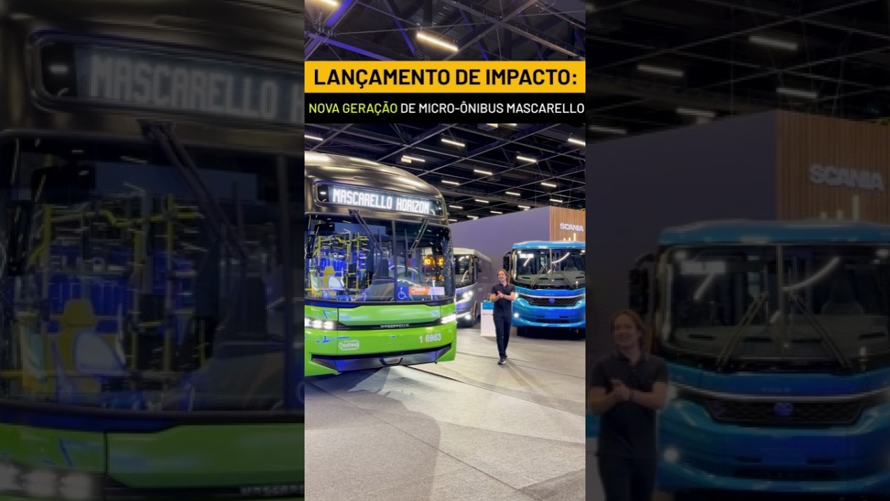 🚍 NOVOS MICRO-ÔNIBUS DA MASCARELLO SURPREENDENTES (E O INCRÍVEL HORIZON 100% ELÉTRICO)!