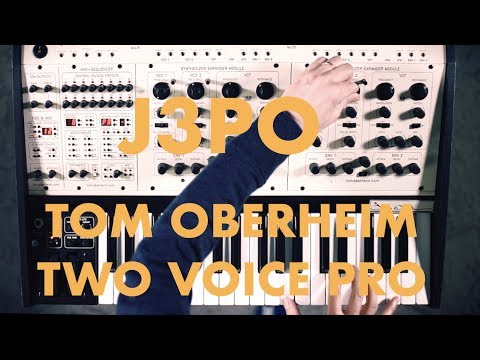 J3PO - Tom Oberheim TWO VOICE PRO synth demo NO TALKING