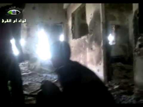 تفجير أحد معاقل النظام بعبوة ناسفة من قبل لواء أم القرى في حي الجبيلة في دير الزور