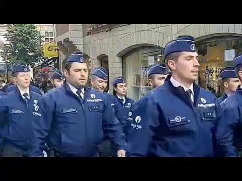 Charbel TV-Defilada policji w brukseli-4.10.2019