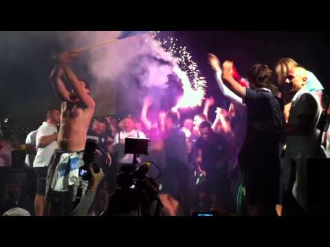 Doček nogometaša Rijeke - stručni stožer dolazi na pozornicu