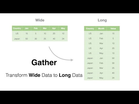 Transform Wide Data to Long Data