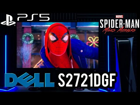 Spider-Man Miles Morales Playstation 5 - Dell S2721DGF - On Screen Gameplay
