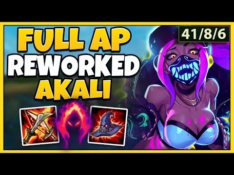 *AKALI REWORK* BIGGEST ONE-SHOTS POSSIBLE  (1 AUTO 1 KILL) - League of Legends