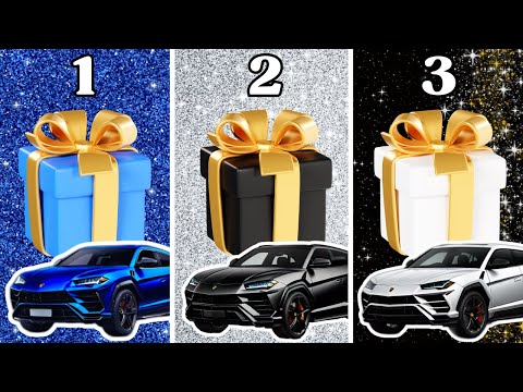 Choisis Ton Cadeau 3 💗🖤👑 | Choisis un Cadeau ! 🎁 Noir, Blanc ou Bleu? 🤔