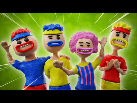 Play with Clay! | D Billions Kids Songs