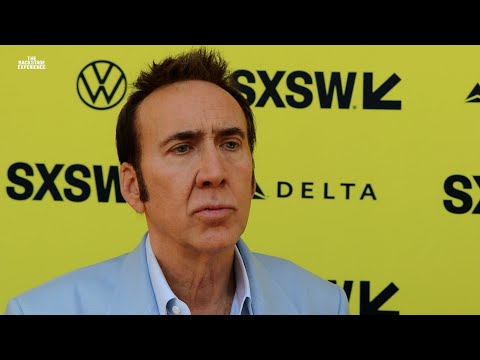Nicolas Cage Gives Most "Nick Cage" Answer Ever at ARCADIAN World Premiere