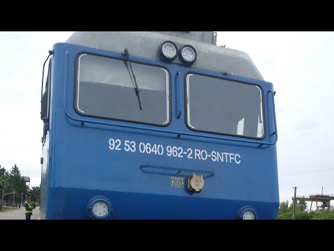 Activitate feroviara de seara in gara Baia Mare 24 Mai 2021