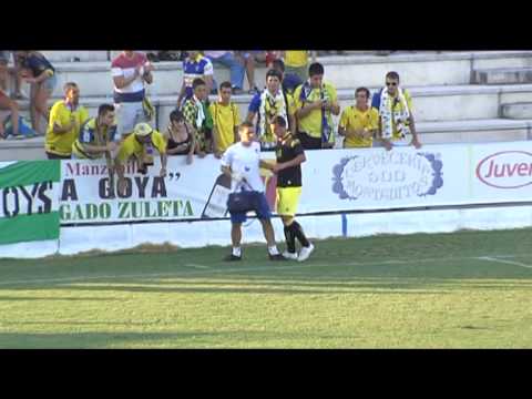 Lesión de Airam en Écija-Cádiz (15-09-13)