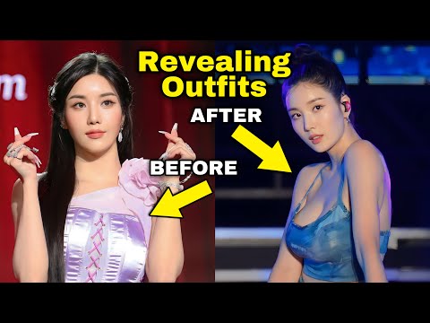 Fans upset that Eunbi's outfits have become ‘MORE' exposing after Waterbomb festival #kpop