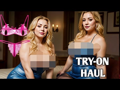 [4K] Sheer Chic: Mall Transparent Clothing Try-On Haul"