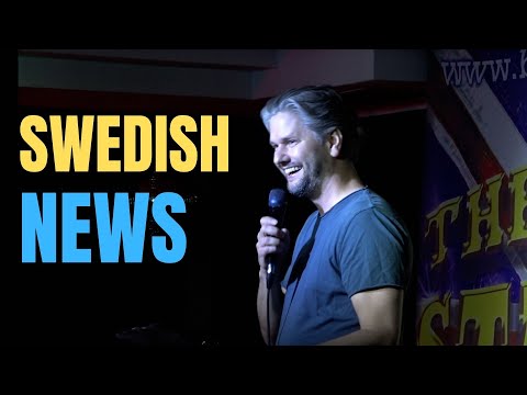 Swedish news in english | Fredrik Andersson standup