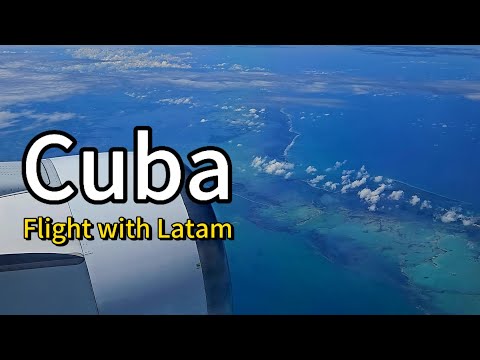 🇨🇺 Cuba - Flying over Cuba with Latam #flying #flight #view #latam #cuba