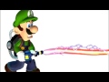 luigi the ghostbuster: proton beam test. 