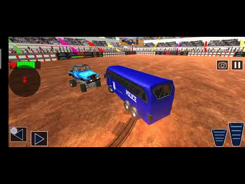police ! police game 🚔 US police bus demolition derby crash stunts 🚔 crash stunts 🚔 VMP power