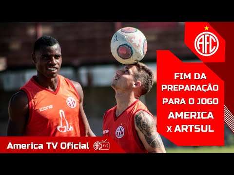 FIM DA PREPARAÇÃO DO AMERICA PARA ENFRENTAR O ARTSUL
