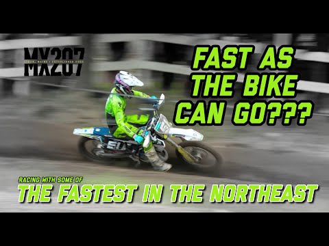 Insanely FAST on a 125! Holds it WIDE OPEN