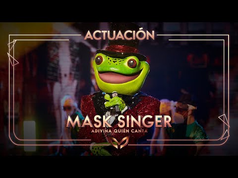 La Rana canta 'Solo' de Omar Montes, Ana Mena y Maffio | Mask Singer: Adivina quién canta