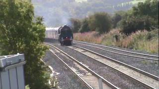 preview picture of video 'Duke of Gloucester 71000 ~ The Carmarthen Cavalier 29th August 2011'
