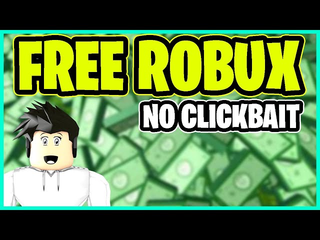 How To Get Free Robux Not Clickbait - free characters without robux 2019