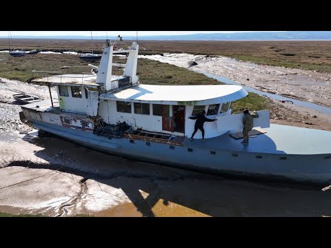 Ep 224   Big Deck Wood Work Onboard our 81 Year Old Boat