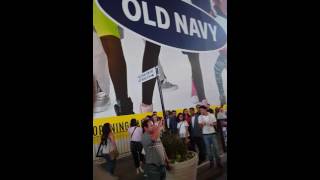 Midnight at time square night life new York