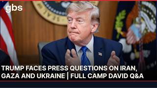 FULL Q&A: Trump Takes Questions on Iran, Gaza, Ukraine & Economy at Camp David | AC13