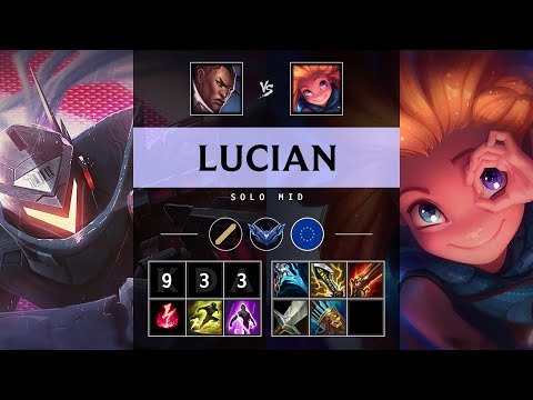 Lucian Mid vs Zoe - EUW Diamond Patch 25.08