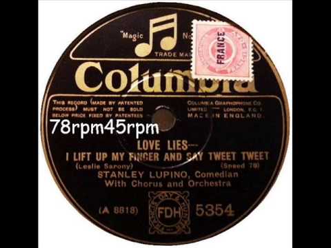 I lift up my Fingers and say Tweet Tweet   Stanley Lupino