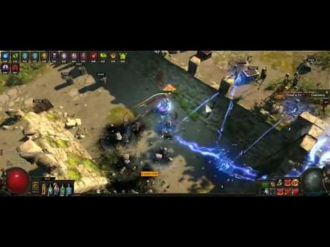 [PoE 3.3 Incursion] The Flickering Arc: Clear T15 on a 4L! Mjolner Arc Flicker Strike Deadeye