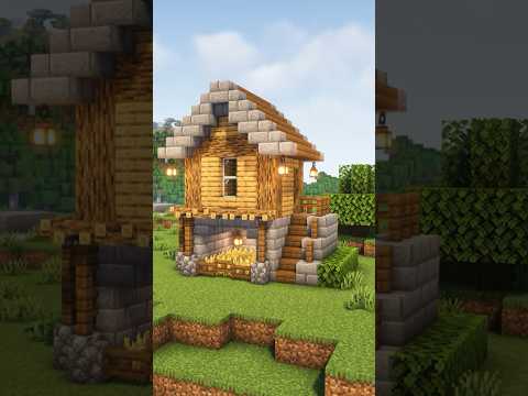 ЛЕГКИЙ СТАРТОВЫЙ ДОМ С ФЕРМОЙ В МАЙНКРАФТ 1.20