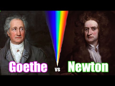Der Farbenstreit zwischen Newton und Goethe in 2 Minuten erklärt #Prisma #Farbe