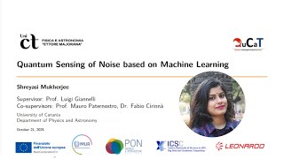 Quantum sensing of noise based on Machine Learning (Shreyasi Mukherjee)
