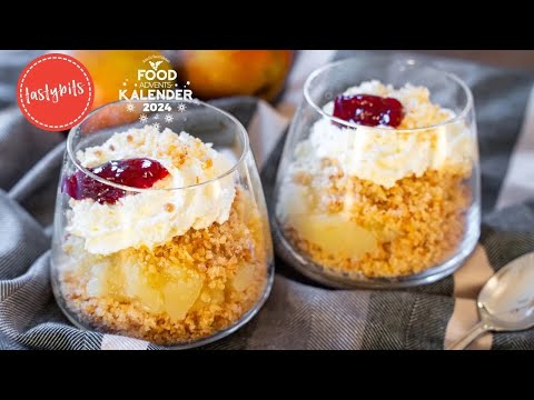 Wie macht man das PERFEKTE Apfel-Dessert im Glas?