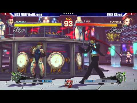 SSF4 AE2012 MCZ MRN Wolfkrone vs FNEX KBrad Civil War 4 Tournament