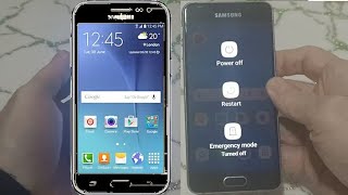 How to restart samsung J2 without power button