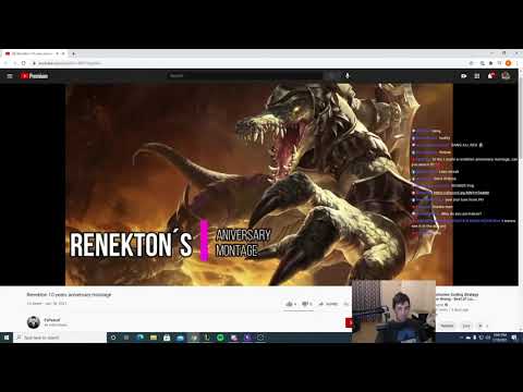 RTO (RenektonTopOnly) reacciona a mi montage por el aniversario de renekton :´)