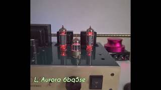 L'AURIRA 6BQ5  .오로라전자6BQ5(EL84)SINGLE TEST