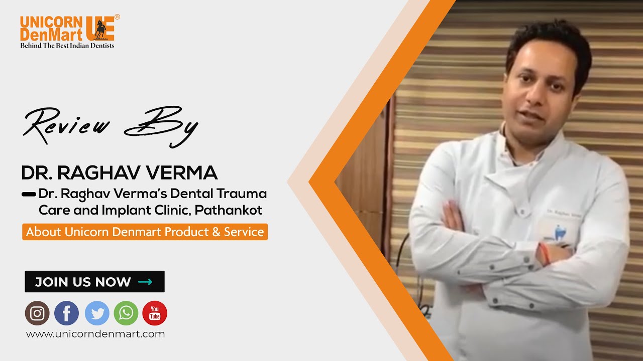 Dr. Raghav Pathankot Says About  RVG & OPG of Unicorn DenMart