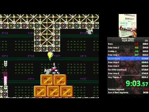 Blaster Master speedrun any% 34:44 by SonOfOrpheus