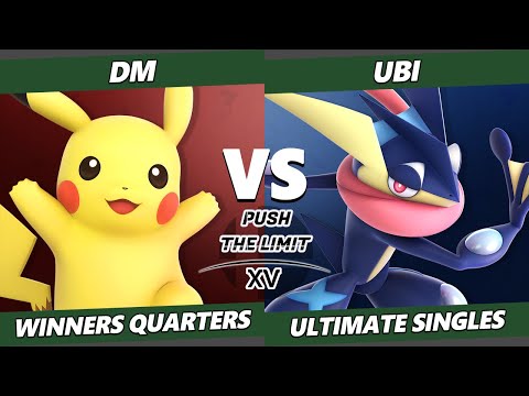 Push the Limit 15 Winners Quarters - DM (Pikachu) Vs. Ubi (Greninja) SSBU Ultimate Tournament