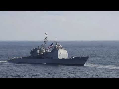 Overwhelming Firepower: Three US Navy Aircraft Carriers Sail Together