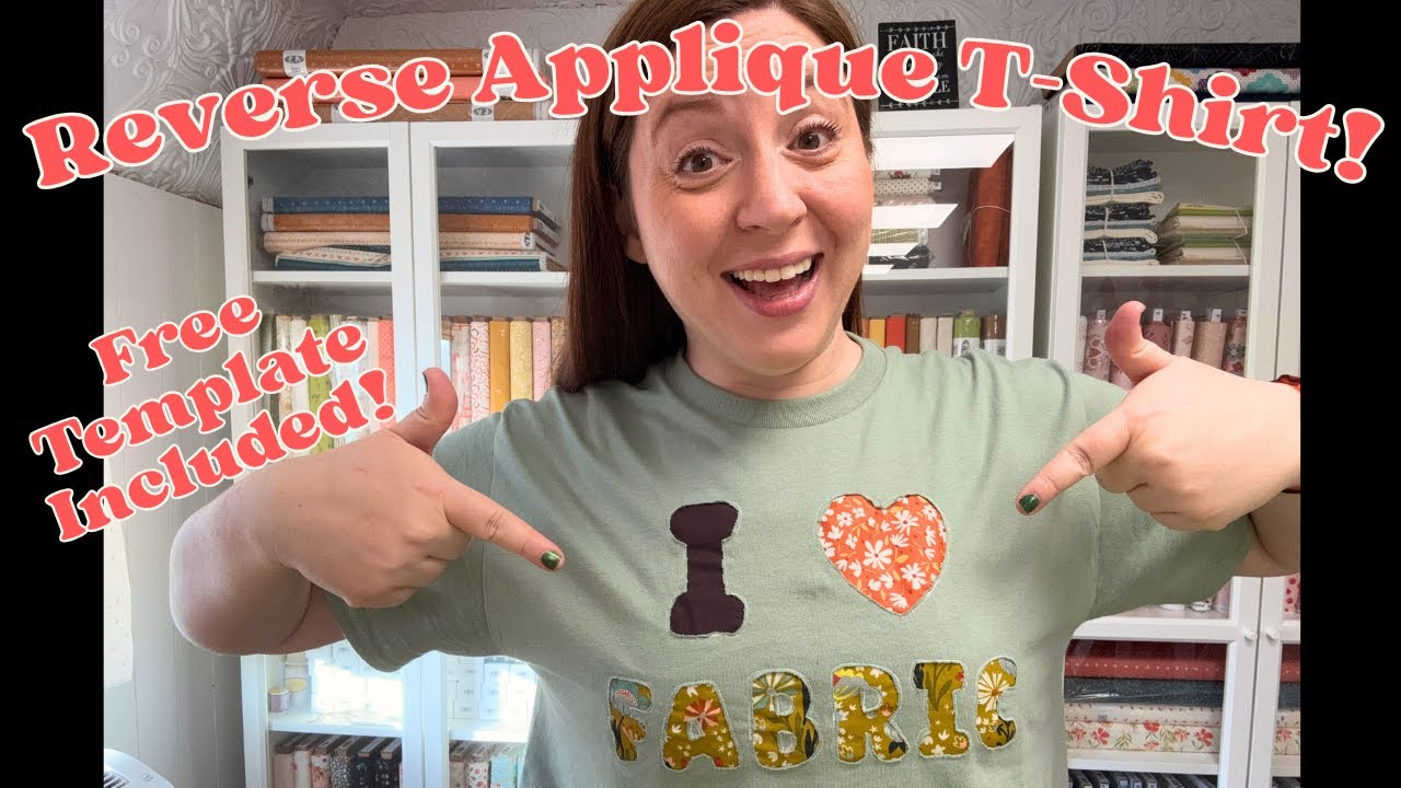 Super FUN & EASY Sewing Project! DIY Reverse Appliqué T-Shirt Tutorial!